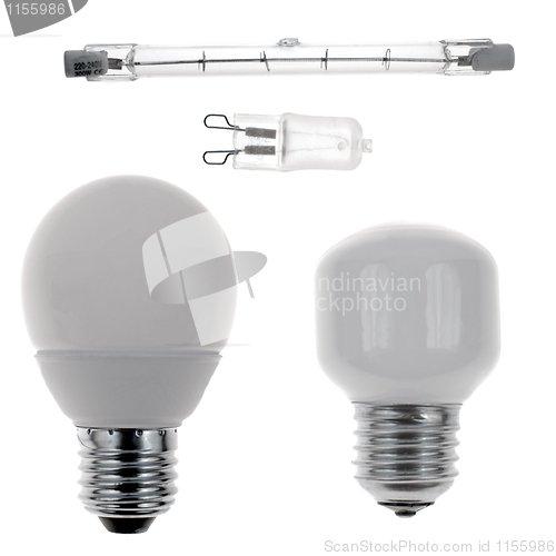 Image of Modern light bulbs