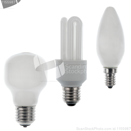 Image of Modern light bulbs