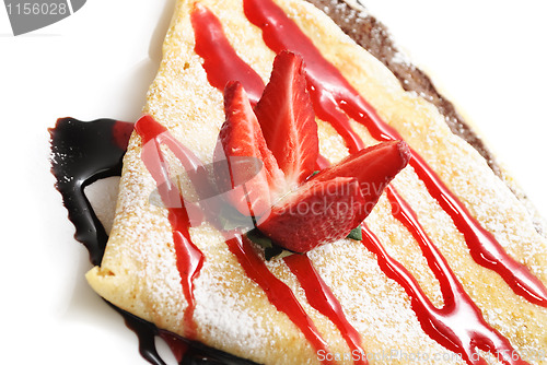 Image of Strawberry pancakes