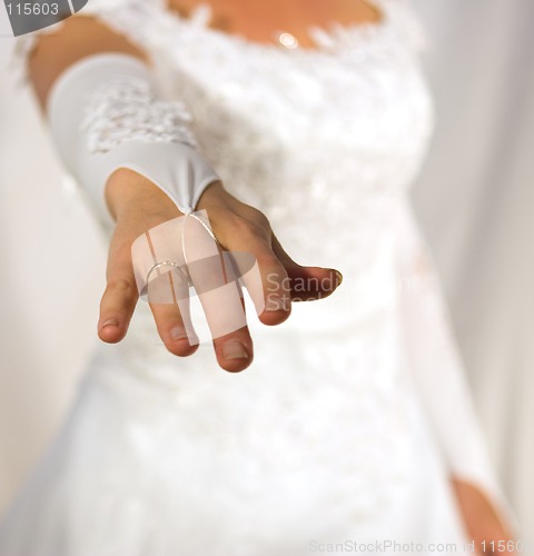 Image of Bride hand