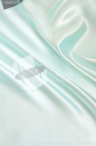 Image of Smooth elegant blue silk 