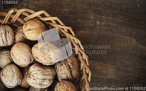 Image of walnuts in the basket