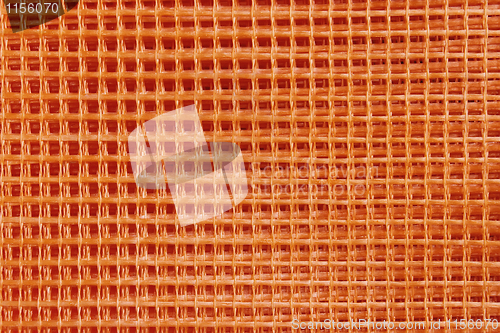 Image of Orange plastic mesh