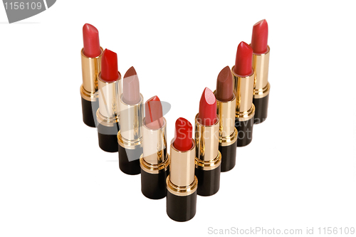 Image of glamor shiny lipsticks