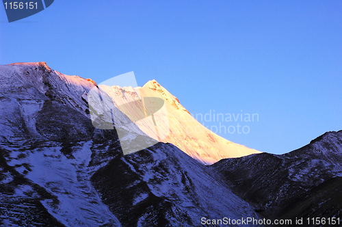 Image of Snow-capped mountains