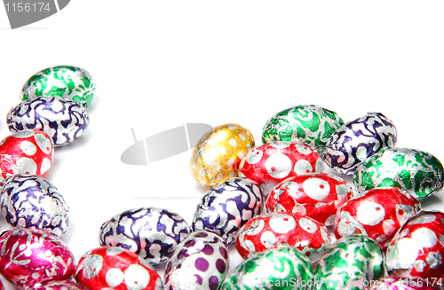 Image of easter eggs