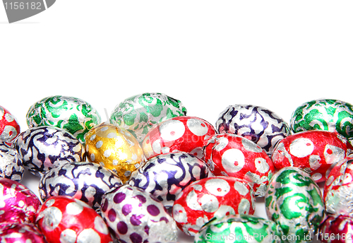 Image of easter eggs background