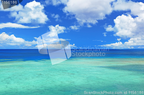 Image of seascape in okinawa japan