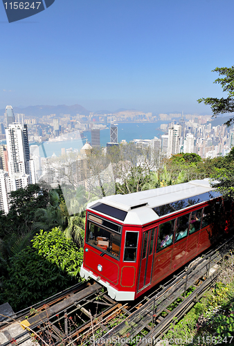 Image of Hong Kong peak tram