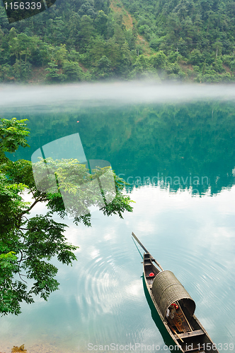 Image of Fishing boat on the river