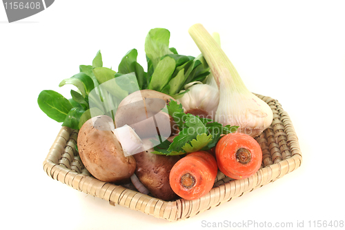 Image of Vegetables in the basket