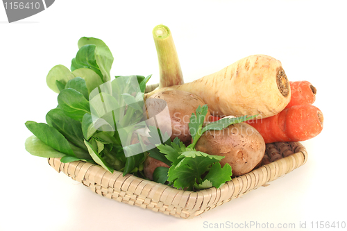 Image of Vegetables in the basket