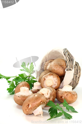 Image of Mushrooms with parsley
