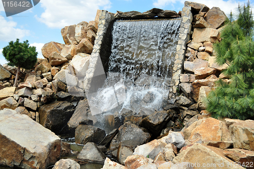 Image of Artificial waterfall 