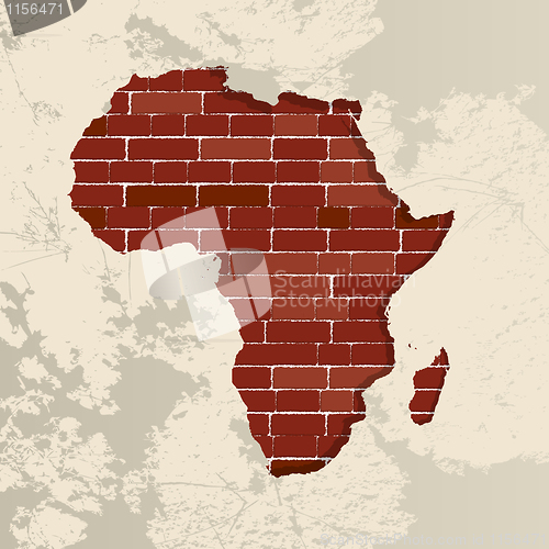 Image of Africa wall map