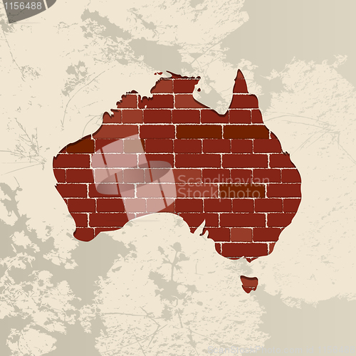 Image of Australia wall map