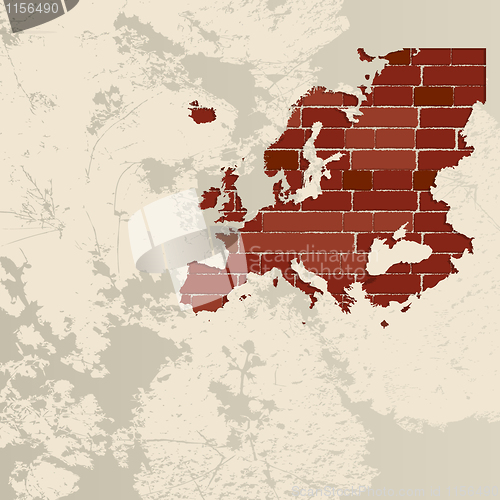 Image of Europe wall map