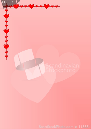 Image of Stationery design: Hearts