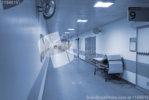 Image of Danish hospital corridor