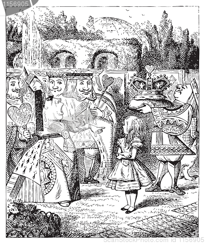 Image of Off with her head - Alice's Adventures in Wonderland original vi