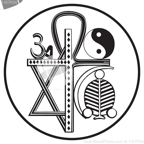 Image of Universal religions symbol