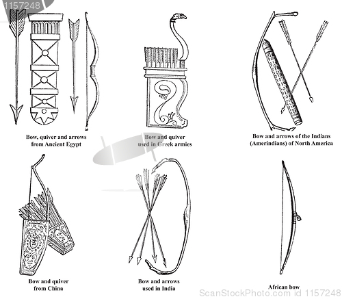 Image of Ancient Egypt, Greek, Chinese, Indian, Amerindian and African bo