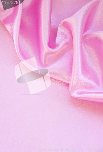 Image of Smooth elegant pink silk as background 