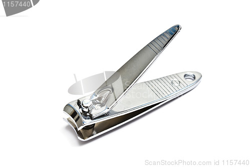 Image of nail clippers isolated on white