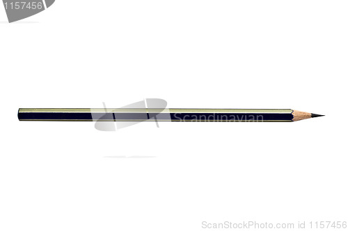 Image of Black pencil isolated on white 