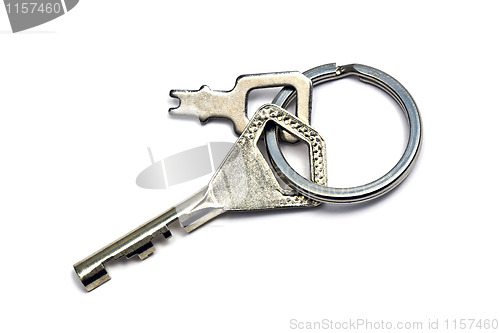 Image of Keys isolated on white 