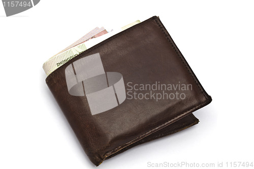 Image of Wallet and currency