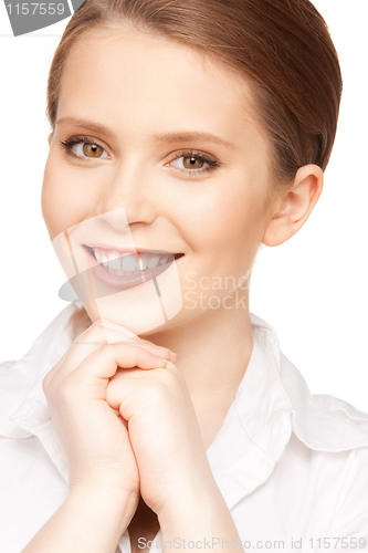 Image of happy and smiling woman