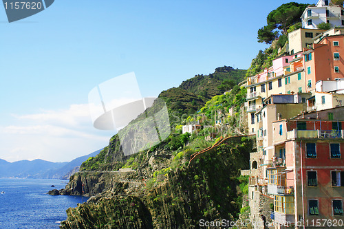 Image of Italy. Cinque Terre. Manarola village 