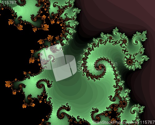 Image of Mandelbrot spirals