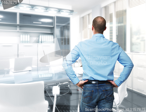 Image of man in office