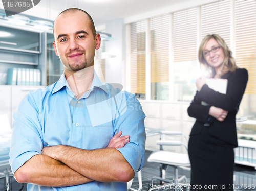 Image of boss at work