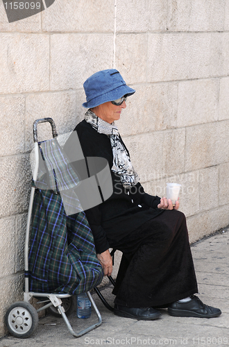 Image of Beggar in Jerusalem