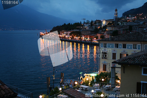 Image of Italy. Lake Garda. Limone sul Garda town