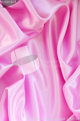 Image of Smooth elegant pink silk as background 