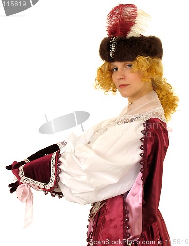 Image of Woman in Polish clothes of 17 century