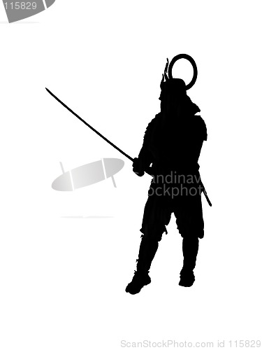Image of Japanese samurai silhouette
