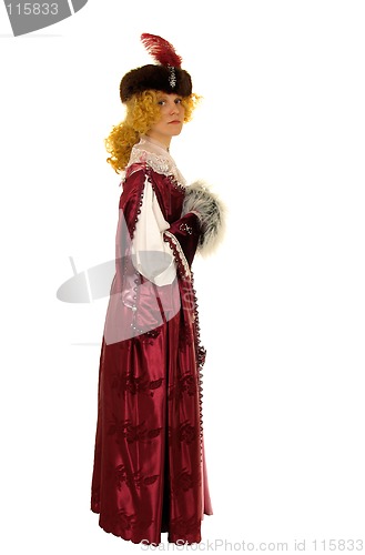 Image of Woman in Polish clothes of 17 century