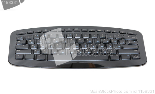 Image of black wireless keyboard