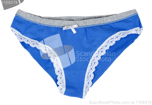 Image of Female blue panties