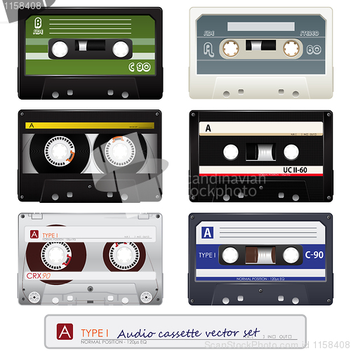 Image of Vector audio cassettes 