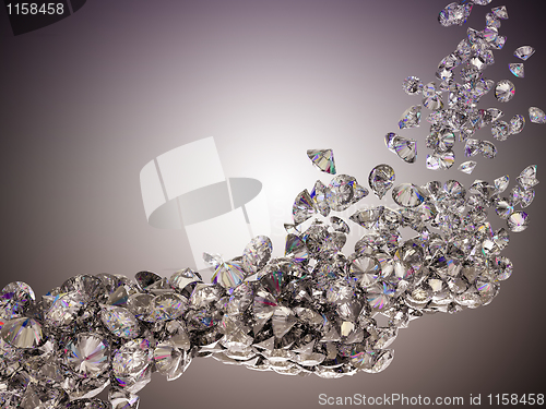 Image of Large diamonds flow 