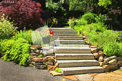 Image of Natural stone landscaping