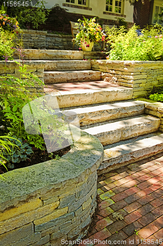 Image of Natural stone landscaping