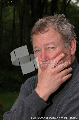 Image of man with blue eyes