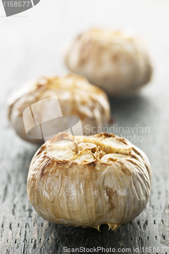 Image of Roasted garlic bulbs